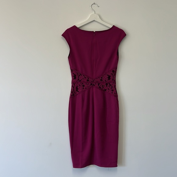 Venus Evening Dress Raspberry - Size 4 - Picture 5 of 6
